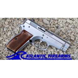 Tanfoglio Mossad Compact Pistol-Nickel Wood Grip VG-E