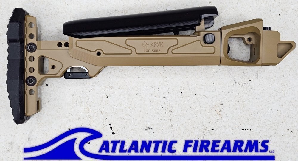 CRC 5002/9035 Telescopic Buttstock for AKM/AK74 - Coyote - KPYK
