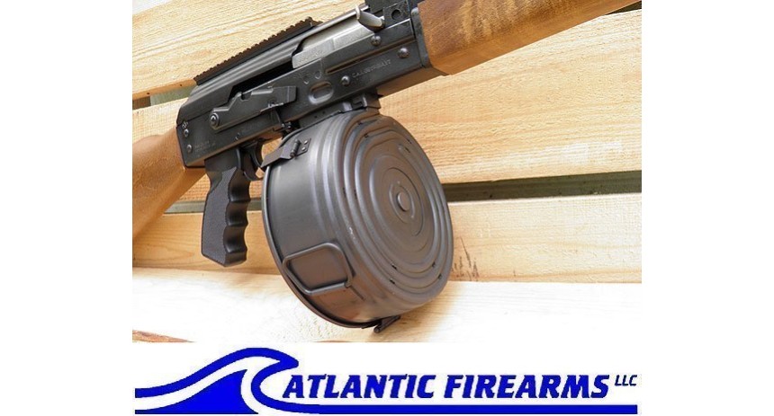 AK 47 Rifle 75 Round Drum Magazine