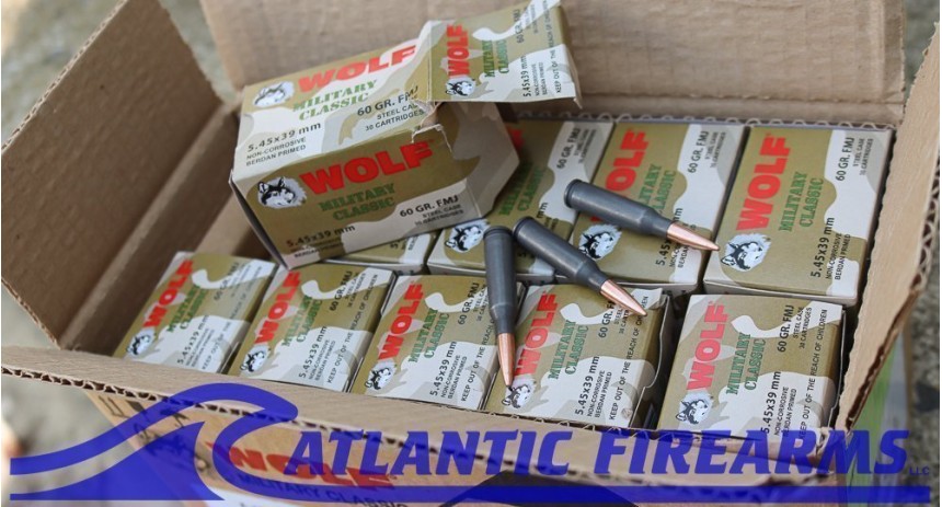 Wolf Ammo AK 74 5.45 x39mm 750 Round Case