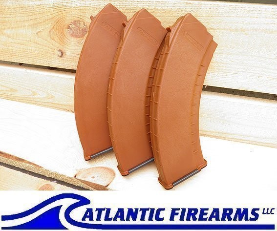 Tapco 7.62x39 30 Round Magazine Bakelite Orange 3 PACK