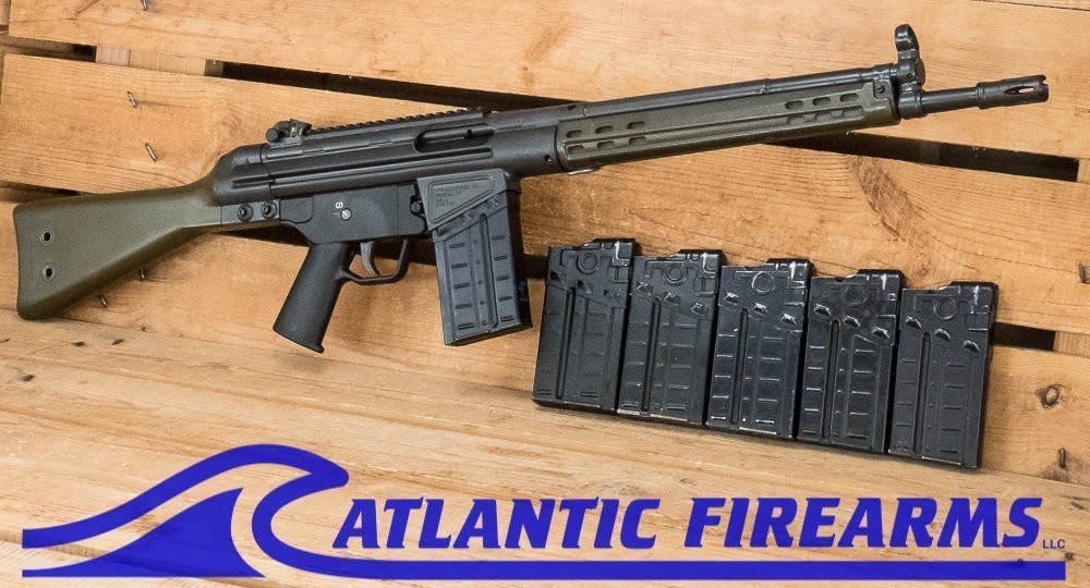 PTR GI KR .308 Rifle W/ 5 Extra Magazines
