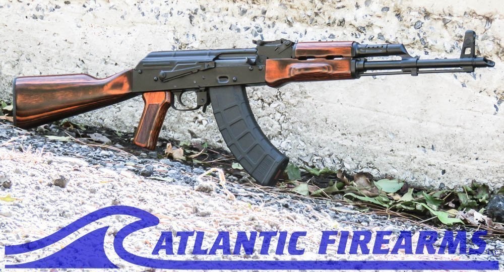 DDI AK47 Rifle Sunburst Wood Stock