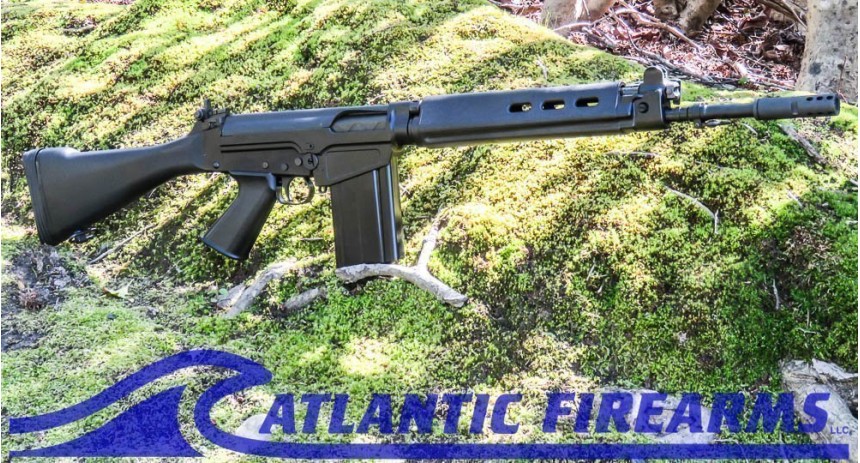 DSA FAL SA58 rifle, 18" Premium bipod-cut barrel