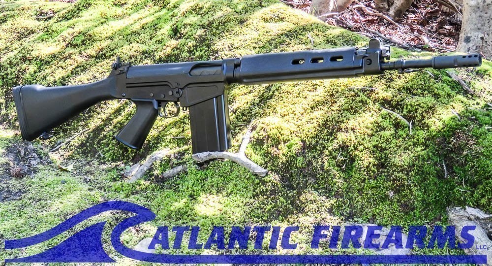 DSA FAL SA58 rifle, 18" Premium bipod-cut barrel