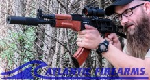 Draco Side Folding Rifle with Atlantic Bakelite Style Stock Set