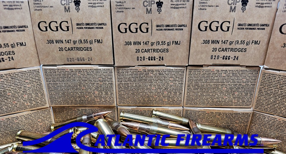 GGG .308 WIN Ammunition -300 Round Case