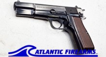 Browning Hi Power 9mm  Pistol w/ Wood Grips