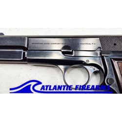 Browning Hi Power 9mm  Pistol w/ Wood Grips