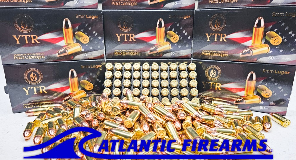 YTR 9mm Brass Ammunition-500 Rnds
