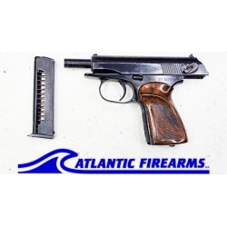 Bulgarian Makarov 9x18 Pistol w/ Checkered Wood Grip