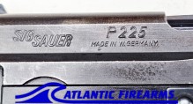 Sig Sauer P225 9mm W. German-VG