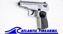 Bulgarian Makarov 9x18 Silver Pistol