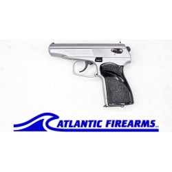 Bulgarian Makarov 9x18 Silver Pistol