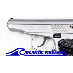Bulgarian Makarov 9x18 Silver Pistol