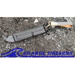 East German Military Surplus AK47 Bayonet with Scabbard, Used