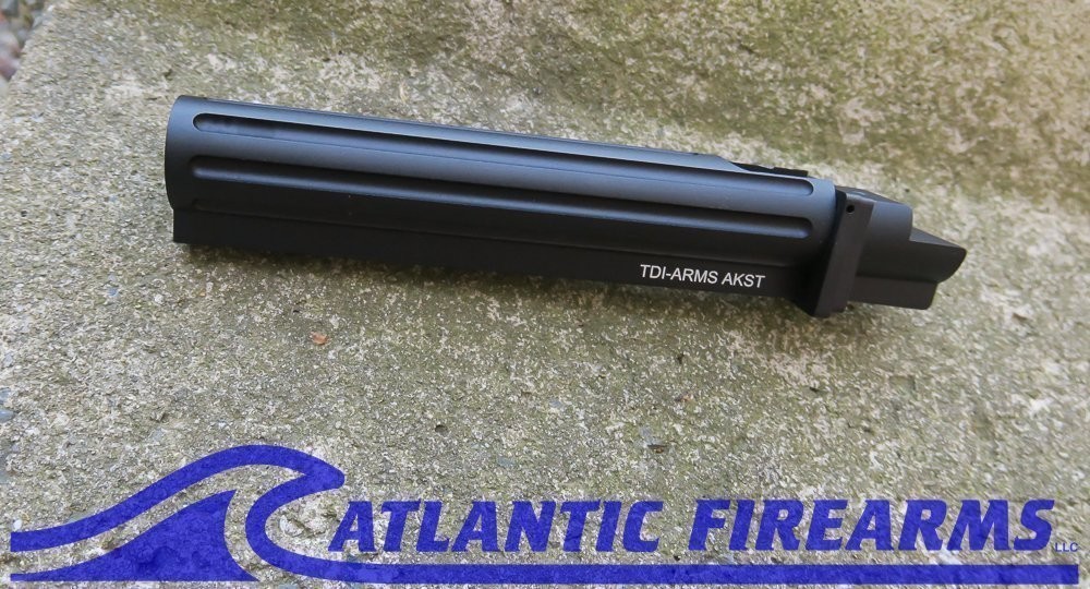 AK47 Rifle M4 Stock Adapter-TDI Arms -AKS-T stamped AK Buffer Tube (MIL Size)