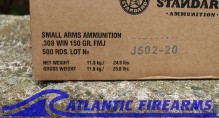 Red Army Standard .308 Win Ammunition 500 Round Case