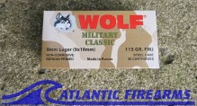 Wolf Ammunition 9mm 500 Round Case