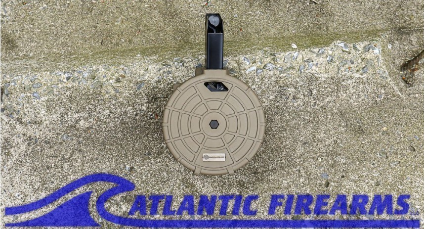 BRM Shotgun Drum Magazine- FDE/Black