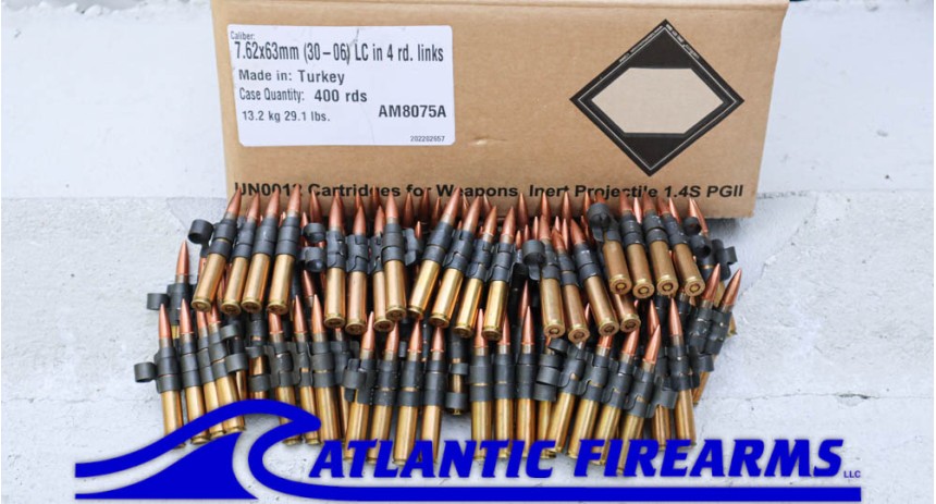 Turkish 30-06 4RD Links- 400RD Case