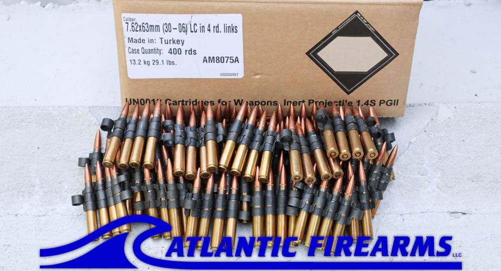 Turkish 30-06 4RD Links- 400RD Case