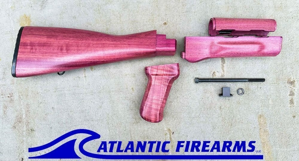 AK47 Stock Set Exotic Purple Heart