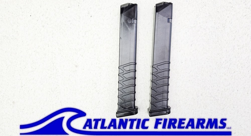 9MM Guerilla Mag For Glock- 33 Round Black- 2 Pack