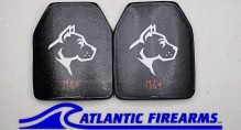 Guard Dog M4+Pro Level IV+ Ceramic Body Armor Plates 10"x12"- Pair