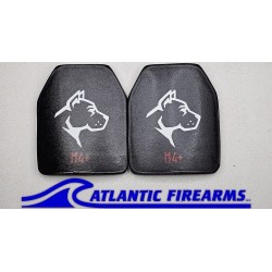 Guard Dog M4+Pro Level IV+ Ceramic Body Armor Plates 10"x12"- Pair