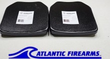 Guard Dog M4+Pro Level IV+ Ceramic Body Armor Plates 10"x12"- Pair