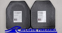 Guard Dog M4+Pro Level IV+ Ceramic Body Armor Plates 10"x12"- Pair