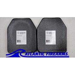 Guard Dog M4+Pro Level IV+ Ceramic Body Armor Plates 10"x12"- Pair