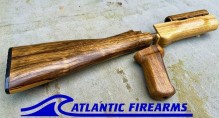 AK47 Stock Set Exotic Black Limba