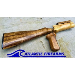AK47 Stock Set Exotic Black Limba