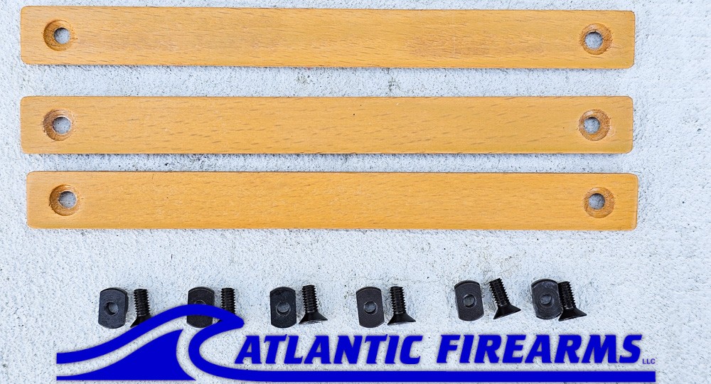 MLOK Wood Grip Stop Blonde- 4 Slot