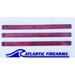 MLOK  Wood Grip Stop 6 Slot- Red