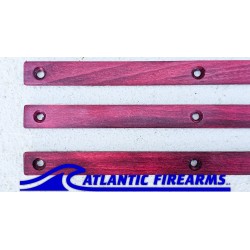 MLOK  Wood Grip Stop 6 Slot- Red