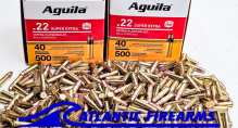 Aguila Prime Super Extra .22 Copper Plated Ammo-1000 Rnds