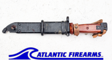 POLISH 6H4 (AKM TYPE II) BAYONET W/ SCABBARD, MATCHING- Good