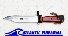 POLISH 6H4 (AKM TYPE II) BAYONET W/ SCABBARD, MATCHING- Good