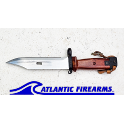 POLISH 6H4 (AKM TYPE II) BAYONET W/ SCABBARD, MATCHING- Good