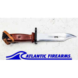 POLISH 6H4 (AKM TYPE II) BAYONET W/ SCABBARD, MATCHING- Good