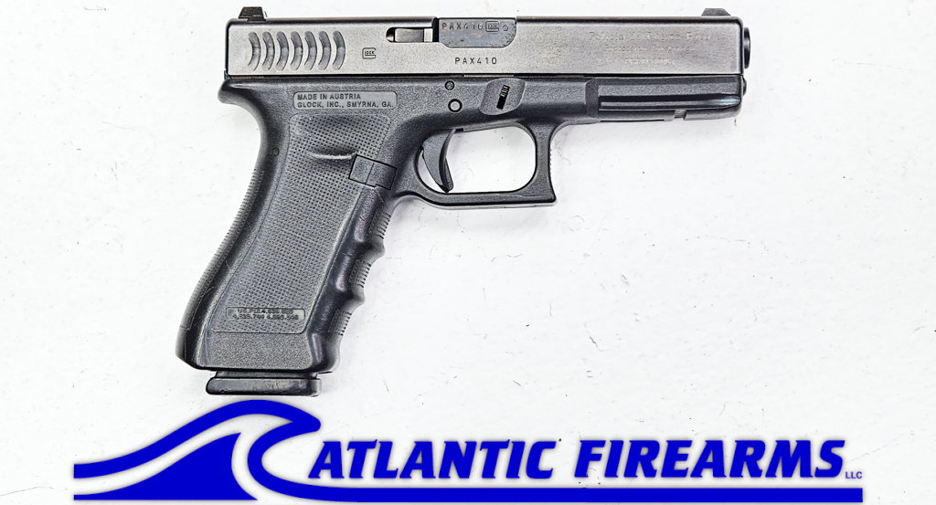 Glock 22 Gen 3 Policia De Puerto Rico-Marked Fish Gill Slide VG