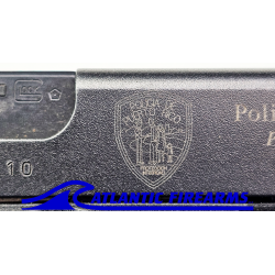 Glock 22 Gen 3 Policia De Puerto Rico-Marked Fish Gill Slide VG