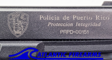 Glock 22 Gen 3 Policia De Puerto Rico-Marked Fish Gill Slide VG