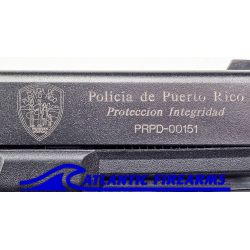 Glock 22 Gen 3 Policia De Puerto Rico-Marked Fish Gill Slide VG