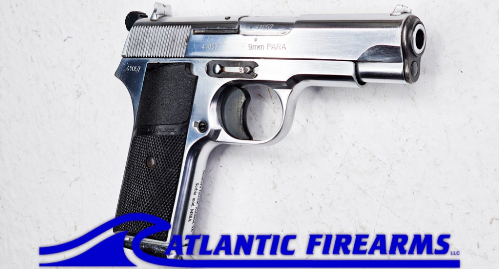 Zastava M88A 9mm-Brushed Chrome-Black Grip - AtlanticFirearms.com