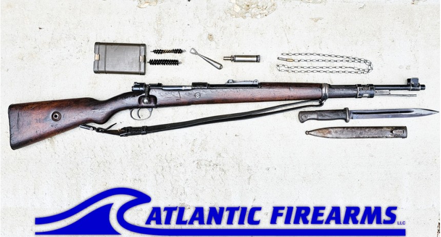 Portuguese Mauser M937A Rifle- Matching Combo W/ Bayo & Sling