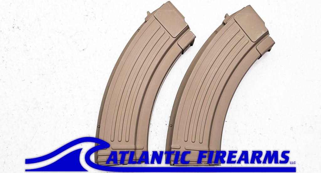 AK47 30rd FDE Metal Magazine-2 Pack